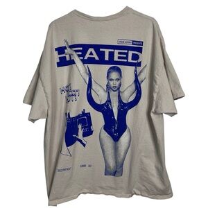 Renaissance Beyoncé World Tour Tee Shirt Size 3X light grey NWOT